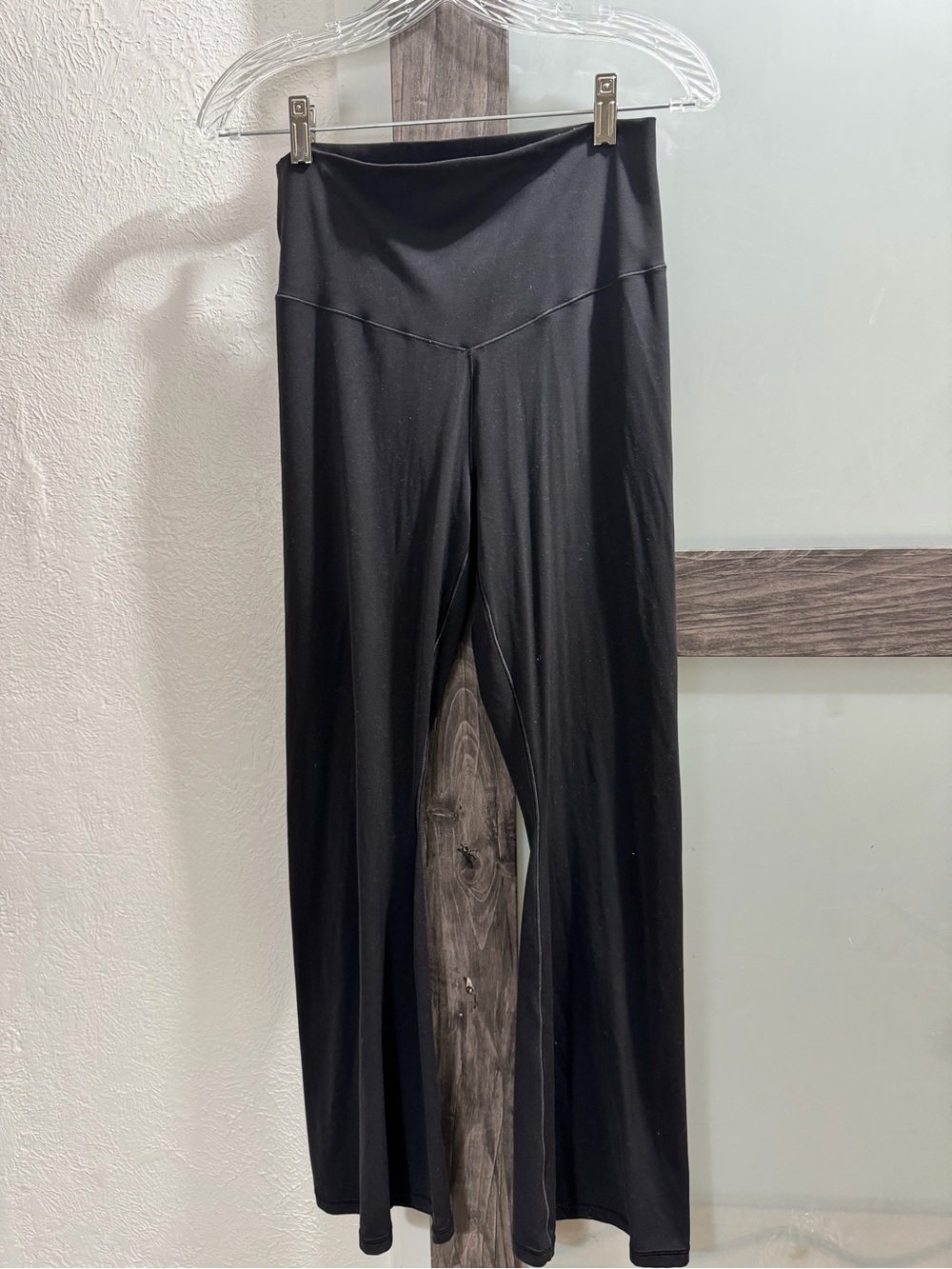 aerie Black High-Waist Wide-Leg Leggings